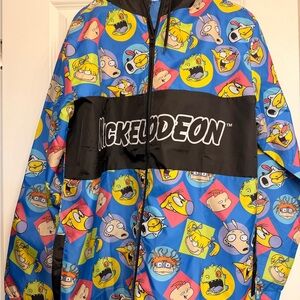 Nickelodeon Blue Cartoon Character Jacket